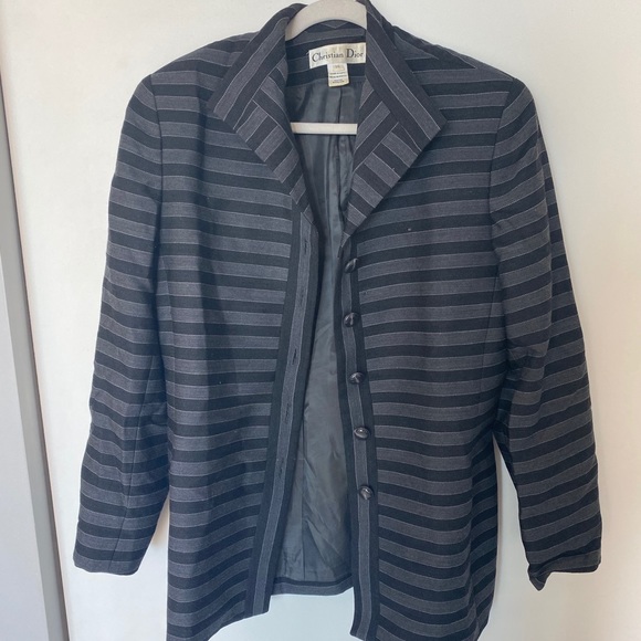 Christian Dior Vintage stripped jacket size 14
